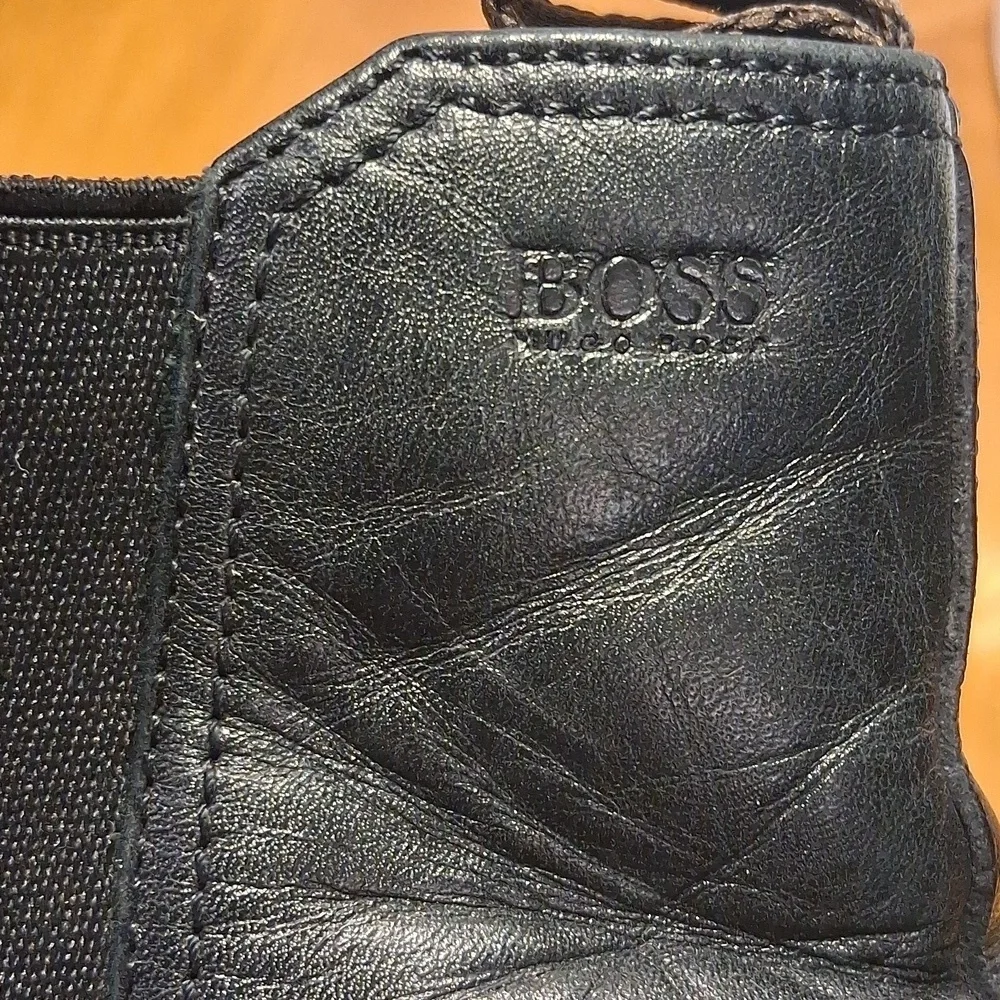 Hugo Boss Men's Black Ankle.boots Size 12